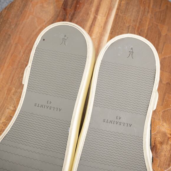 Allsaints London Spitalfields Slip On Cube Low Top Sneakers Men's 10 US 43 EU - Picture 9 of 9